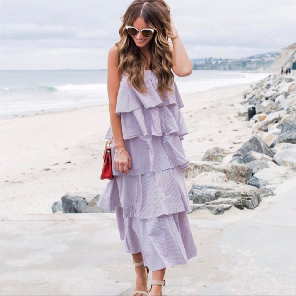 Anthropologie Prose and Poetry Strapless Dress